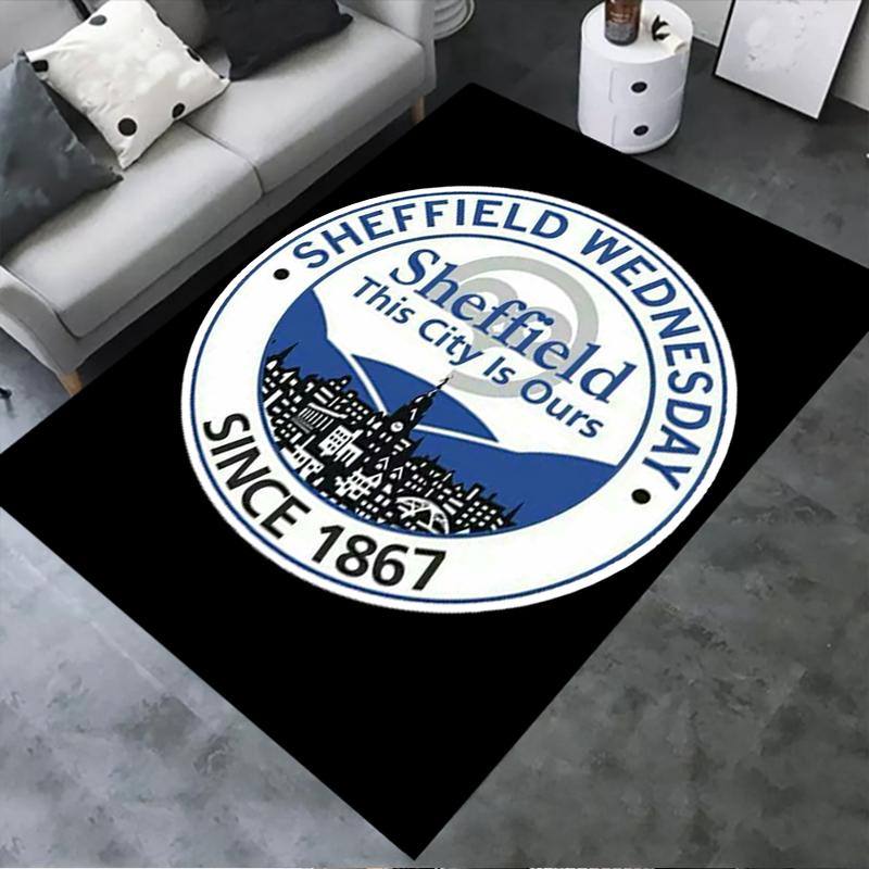 2025 Neuer Sheffield Teppich für Wohnzimmer Schlafzimmer Zuhause Sofadekoration, Kinder spielen Rutschfeste Fußmatte155