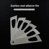 Stainless Steel Micro-Elastic Scraper for DIY Leather Glue Application and Surface Treatment