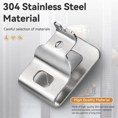 1 Set Clip da cintura per attrezzi Kit gancio per clip per attrezzi in acciaio inossidabile facile da installare con vite Dewalt N268241