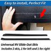 RV Slide Out Ski Set, RV Floor Saver Corner Edge Protector Tracks Prevent Sticking/Catching (Do Not Include Butyl)