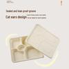 Xinyi 5-Compartment Biodegradable Corn Starch Meal Box