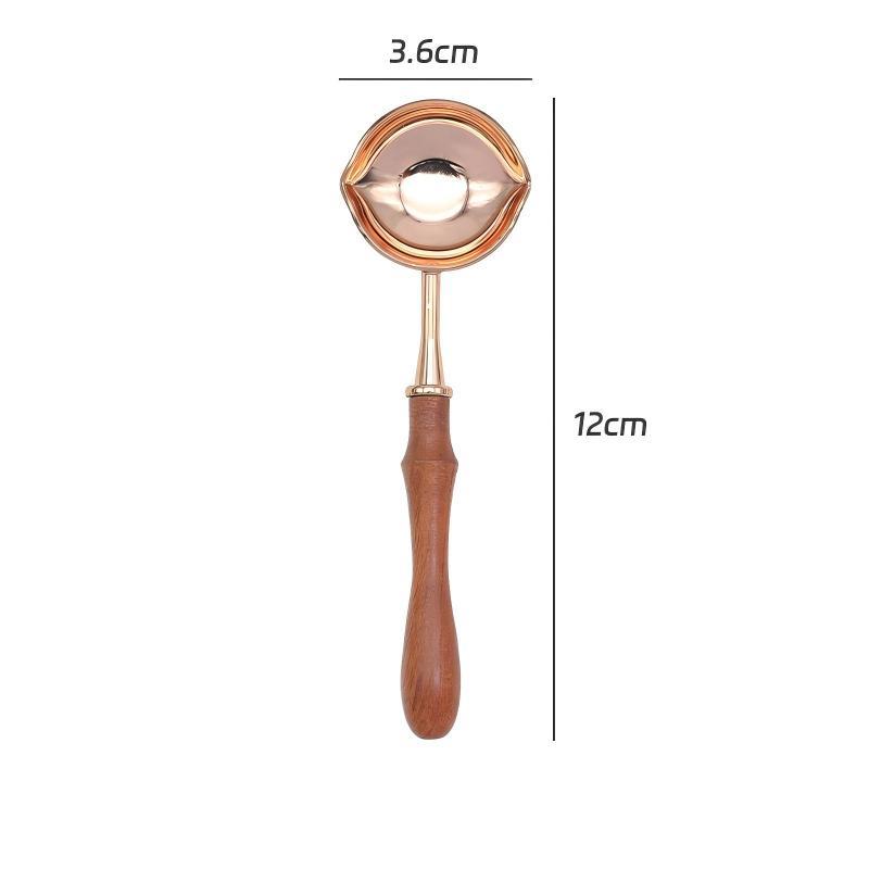 

Two Diversion Port Wax Seal Spoon Sealing Spoon With Wooden Handel Wax Sealing Stamp Melting Spoon Wax Seal Warmer Wax Seal