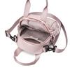 Kompakt Nylon Crossbody Miniryggsäck med Topphandtag Casual Liten Dagryggsäcksväska för Kvinnor Daglig Resa