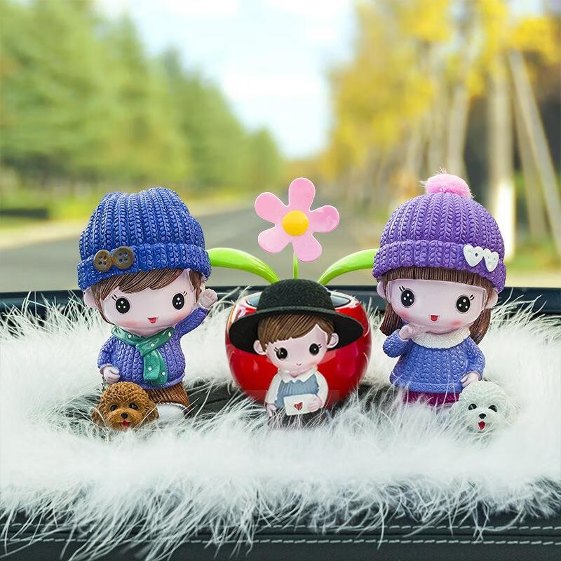JINGRUIXIANG Car Ornament Couple Dolls