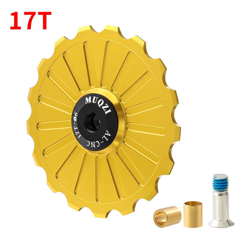 MUQZI 11/12/13/14/15/16/17T Rear Derailleur Jockey Wheel Ceramic Bearing Pulley Guide Wheel For 7/8/9/10/11 Speed