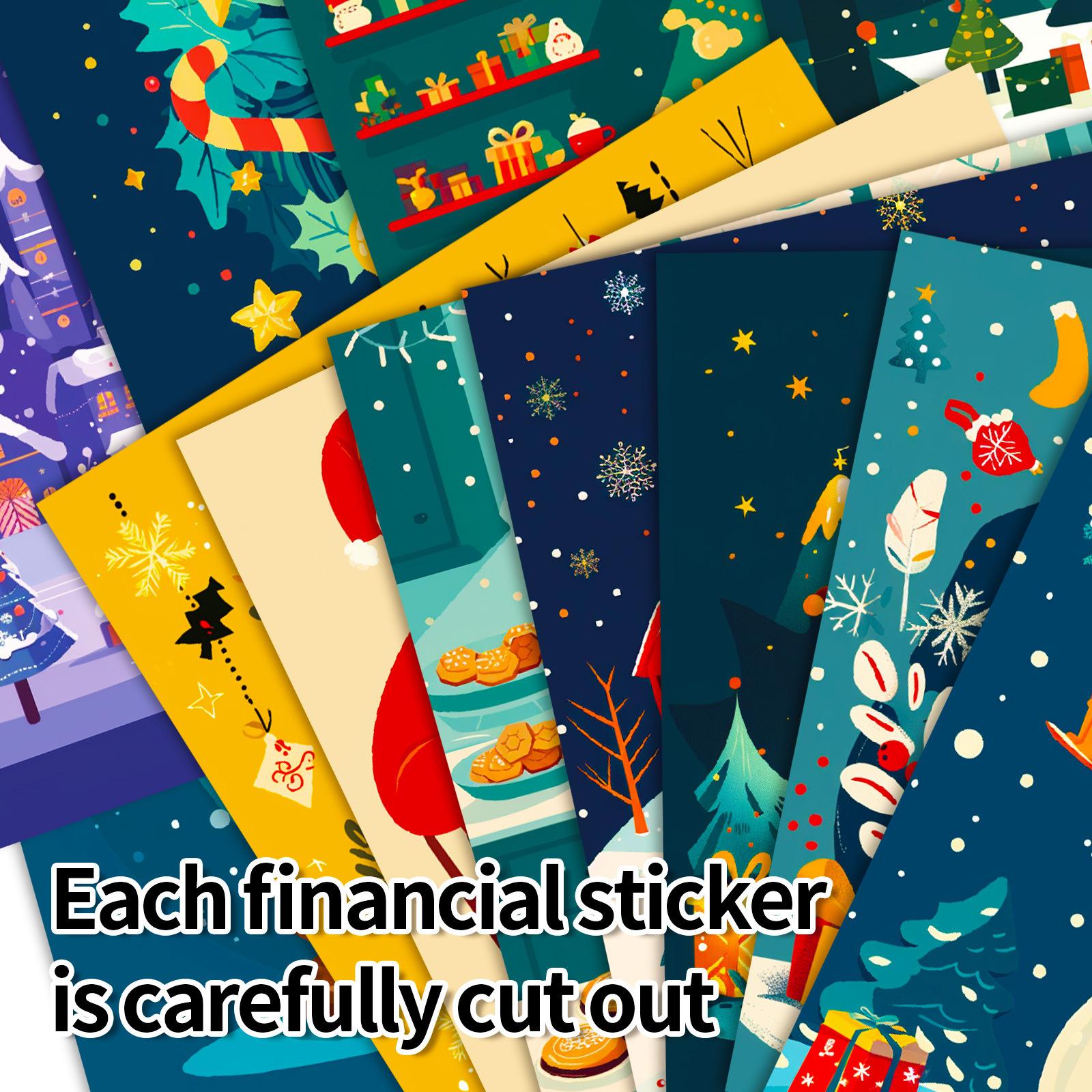 

12 штук рождественской бумаги для рождественского венка, снеговика, альбома, вырезания фона, украшения, подложки