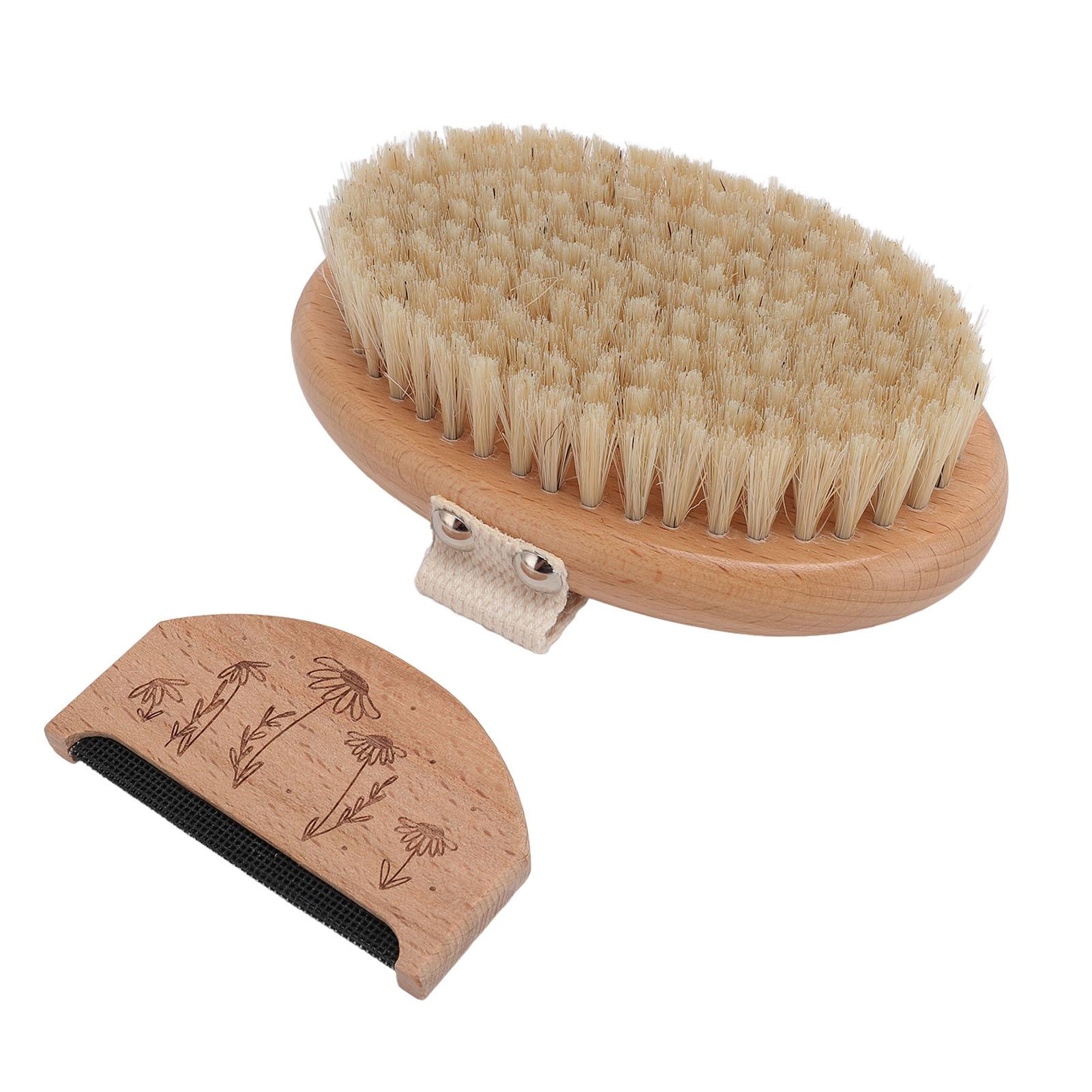 

Набор из 2 предметов: бритва для чистки свитера, набор, овальная щетка для чистки из бука и щетины и средство для удаления катышков, тип 3