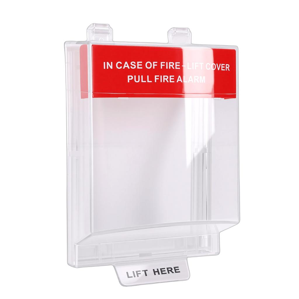 Fire Reminder Cover Pull Station Manual Emergency Call Point Protective Button Guard Fireproof Safe Switch Protector