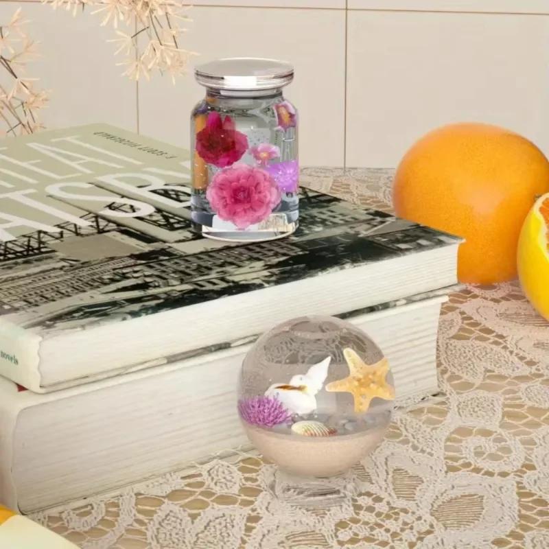 1Set Resin Small Bottle Pendant Silicone Mold Drift Bottle Micro Landscape DlY Jewelry Wishing Bottle Pendant Silicone Mold
