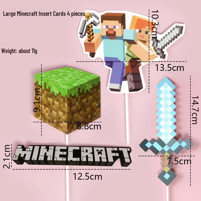 My World Cake Decoration: Steve Figurine for Kids' Birthday Baking & Dress-up