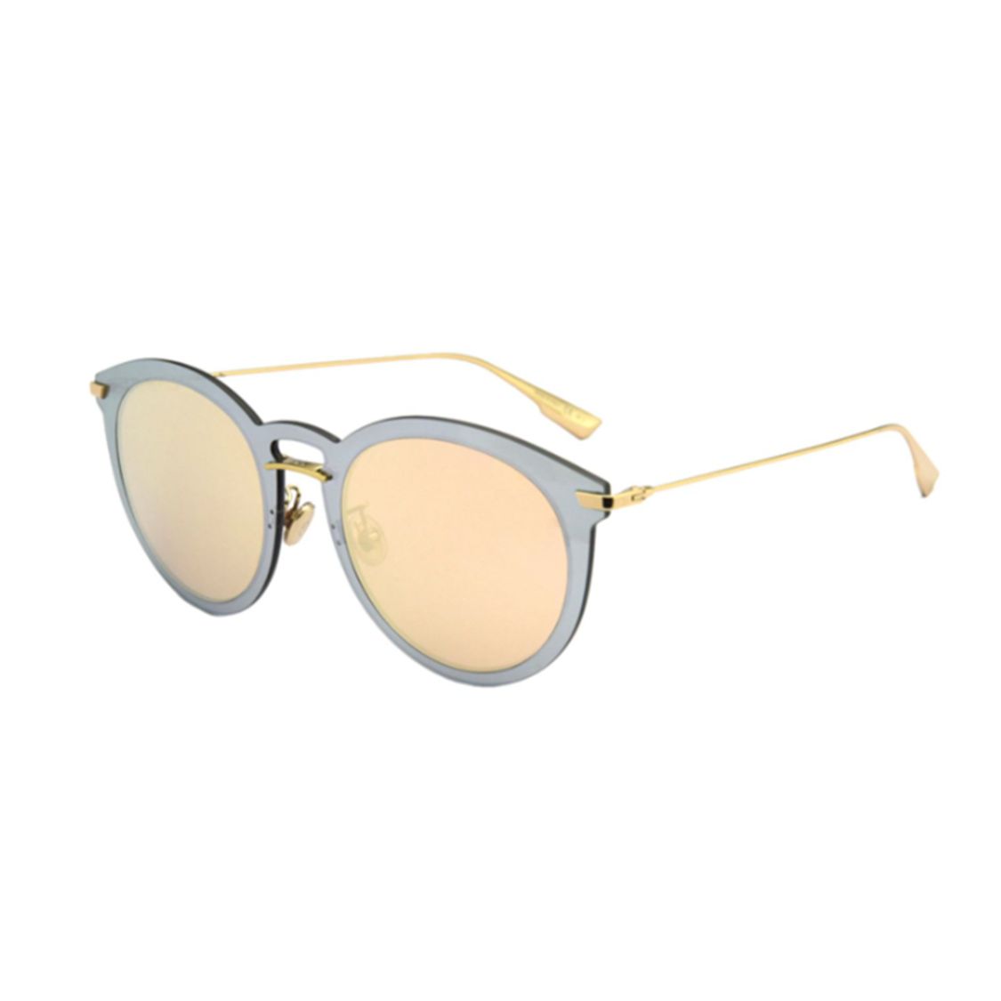 

Dior Fashionable Elegant Round Sunglasses Women sunglasses DIORULTIMEF-AVBSQ Basic Packaging-Eyeglass Case+Box,53,Silver