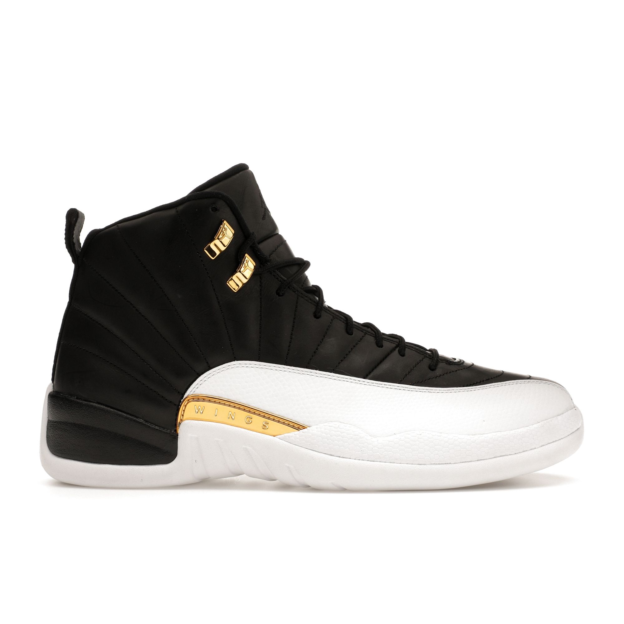 

Мужские кроссовки Air Jordan 12 Retro Wings Черный Металлик-Золото-Белый 848692-033