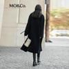 MO&Co. Women's Merino Wool Belted Overcoat