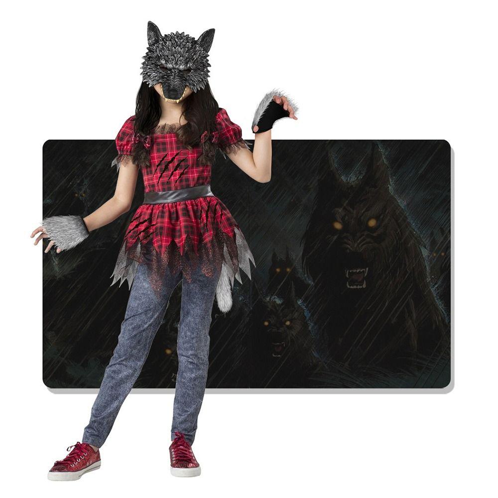 Halloween Cosplay Wolf Costume Set Novelty Masquerade Costume Props