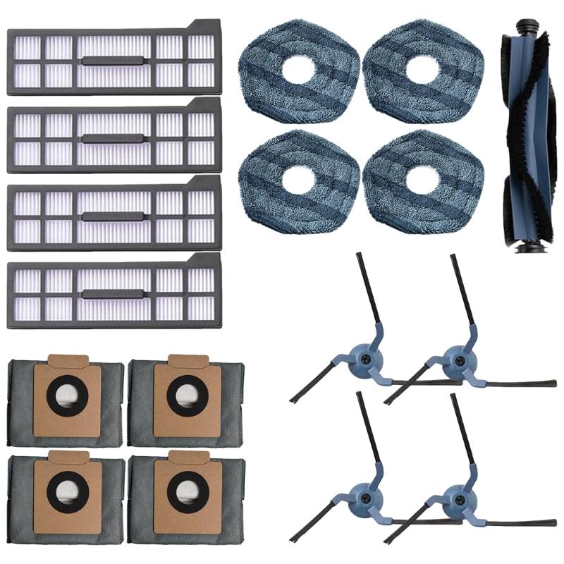 

Replacement Spare Part For X10 Omni Robot Vacuum Cleaner Main Brush Side Brushes Hepa Filters Mop Pads Dust Bags