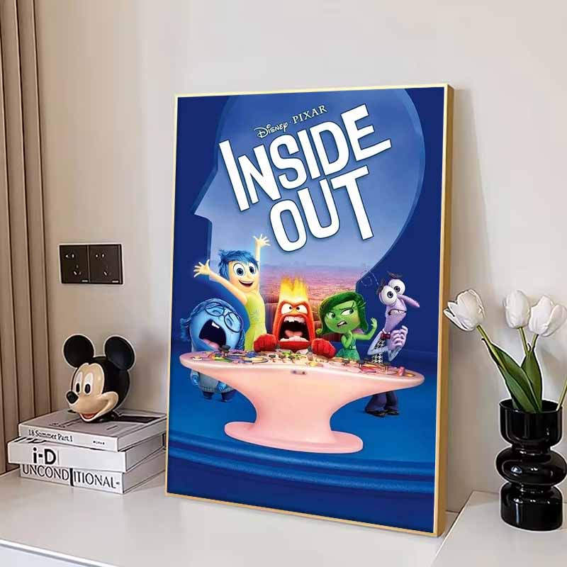 Disney Diamond Painting Inside Out Pixar Animation Cartoon Cross Stitch Diamond Painting Mosaic Embroidery Wall 5D Diy Artist Home Decoration Gift
