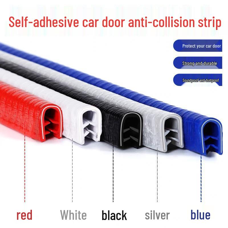 Universal U-Shaped Car Door Edge Protection Strip (Anti-Collision, Anti-Scratch)