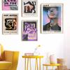 Retro Abstrakcyjny Gadient Psychodeliczny Ściana Gradient Kolor Plakat Malarstwo Moda Sztuka Inspiracja Płótno Wydruk Pokój Wystrój Domu