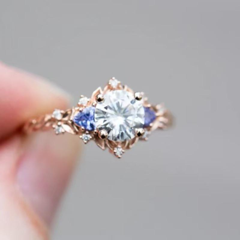

New minimalist and fresh ring, a fashionable and personalized gift bracelet 5 розового золота