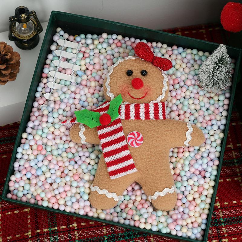 Gingerbread Man Christmas Tree Ornament Figurine Hanging Decorations Baking Kitchen Theme Festive Accessory