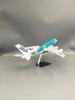 Diecast Resin 47cm Japan ANA Airways Model A380 Green Sea Turtle Plane With Stand & LED 1/160 Scale Airplane Collection