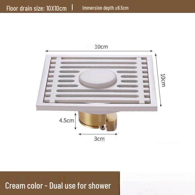 MDNG Long Strip Floor Drain for Bathroom - Shower & Washing Machine (2-Pack)