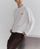 Kainjeu Compact Logo Long Sleeve T-Shirt_Ivory