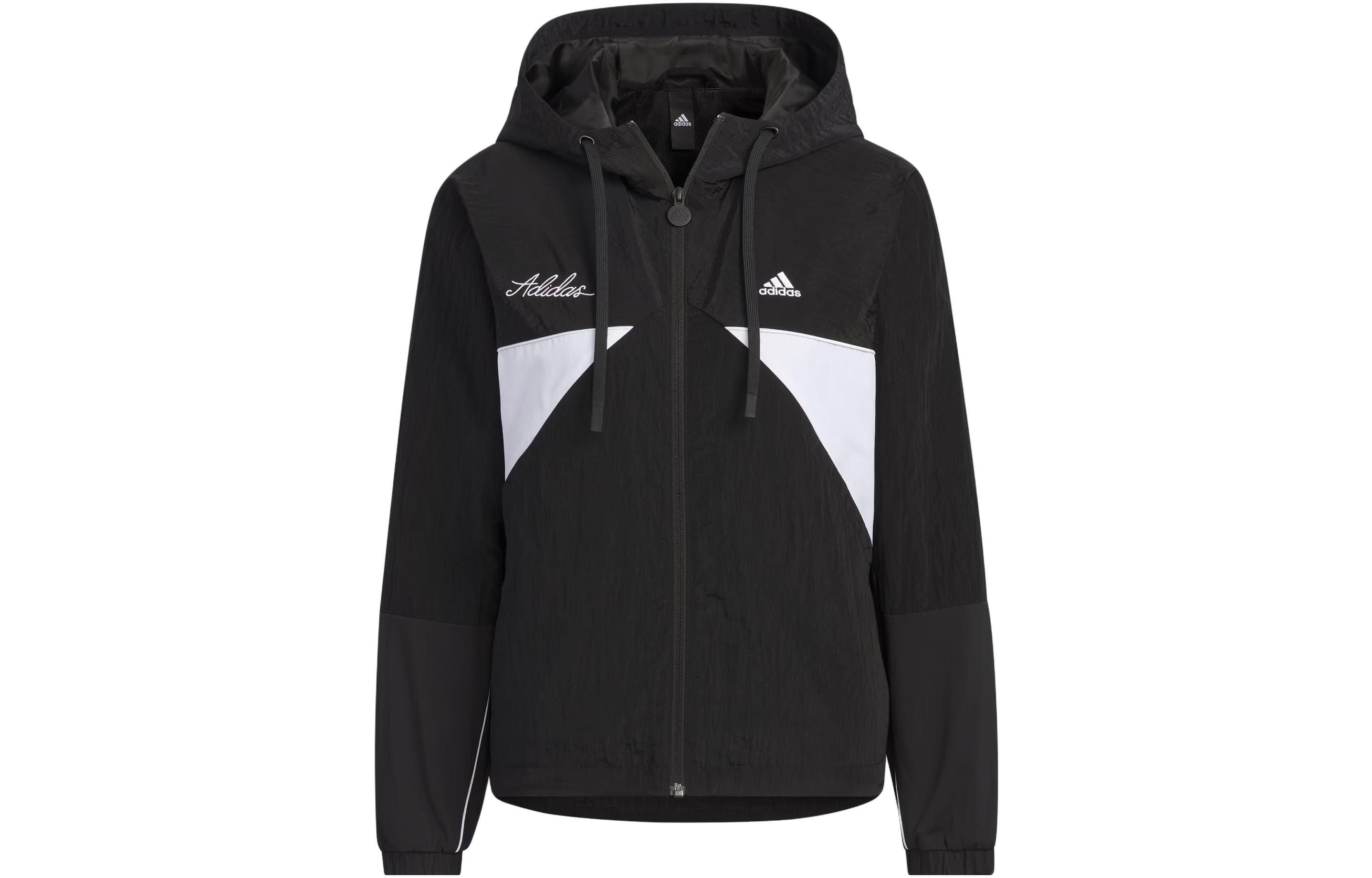 Adidas Jackets Women s Black Hooded Moderate Other IP0753 S