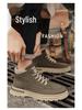 Men's Autumn High-Top Leather Martin Boots: Trendy, Thick-Soled Korean Style Casual Shoes