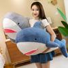 90CM Giant Cartoon Super Soft Plush Toy Sea Animal Blue Whale Soft Toy Stuffed Animal Fish Children's Birthday Gift
