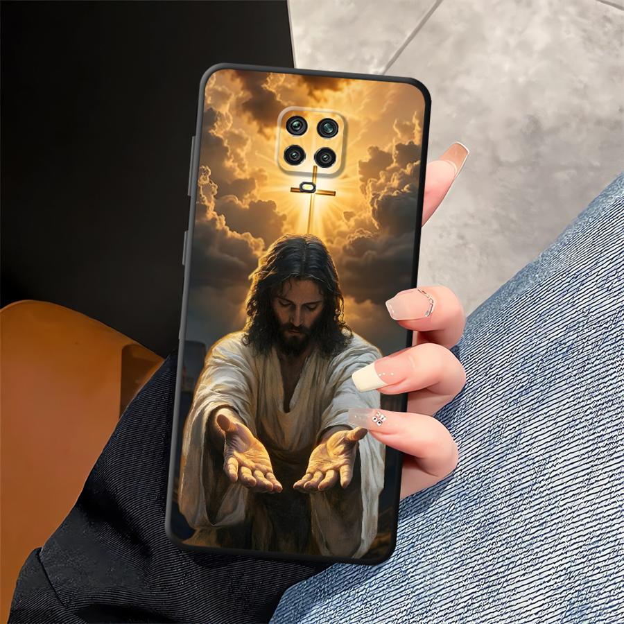 Creative Jesus Art Phone Cover Case for Xiaomi Redmi Note 14 9 8 7 14C A3 A4 A5 A1 12C 13C 10 12 11 K80 13 Pro Plus A2 K40 A1