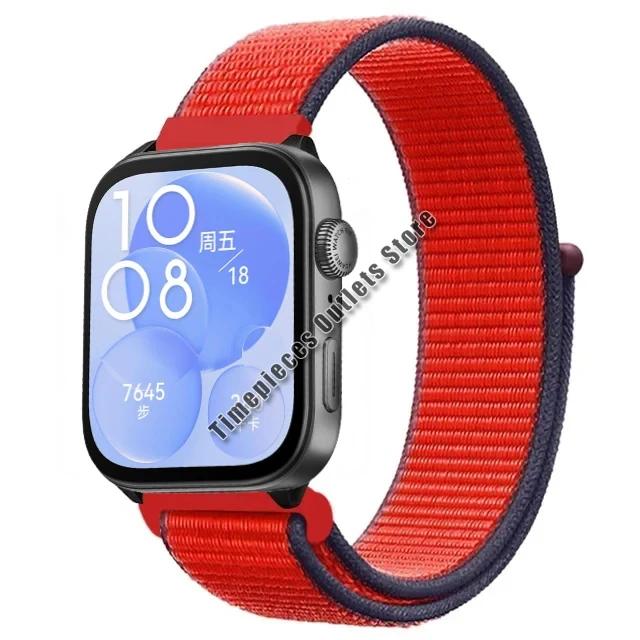 Nylon Loop Strap For Huawei Watch Fit 3 Sport Breathable Replacement Bracelet Wristband For Huawei Watch Fit 3 Belt Accessories