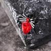 Rhinestone Spider Ring Insects Finger Ring Retro Open Ring  Women