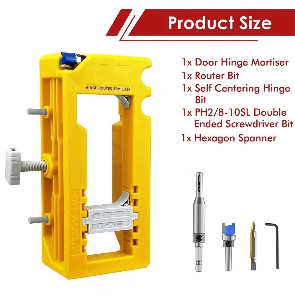 Door Mount Door Kit Square or Round Door Installation Kit Door Mortise Tool  1-3/8" or 1-3/4" Thick