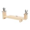 Bracelet Weaving Rack Solid Wood Adjustable Length Wide Application Sturdy Durable Portable Wooden