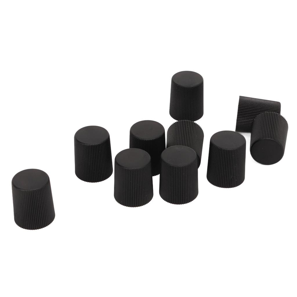 50 Stück Klimaanlagenventilkappen Auto Kraftstoffeinspritzdüsenkappen Abdichtende Kunststoff Staubschutzkappen