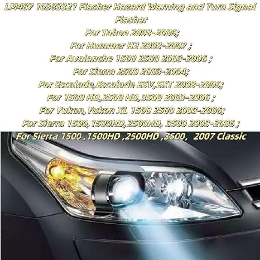 LED Flasher Turn Signal Relay for Silverado, Cadillac, Hummer 03-07, 10383321 15