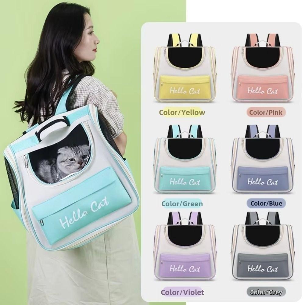 Breathable Travel Puppy Bags Creative Pet Carry Backpack Pet Backpack Carrier  Outdoor Travel