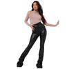 Missy Empire Womens/Ladies Faux Leather Ruched Trousers