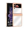 Anti -Drop Fashion Mirror Phone Bag Case For Samsung Galaxy Z Flip 3 5g Flip3 Anti -Scratch Plating Shell For Samsung Z Flip 3