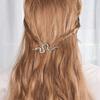 Snake Hair Pin Women's Bangs Duckbill Clip Rhinestone Alloy Barrette Fashion Design Hair Clip Hairpin Hair Accessories For Women