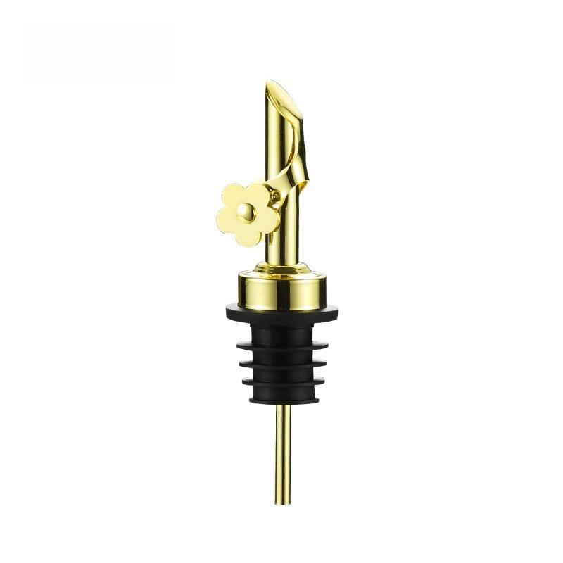 304 Stainless Steel Oil Stopper Wine Pour Nozzle Weighted Automatic Opening Leakproof Vinegar Bottle Stoppers Kitchen Bar Tools
