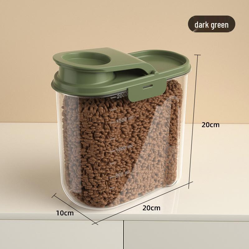 Pet Food Storage: Sealed, Moisture-Proof Bucket for Cat & Dog Food, Snacks, Freeze-Dried Goods