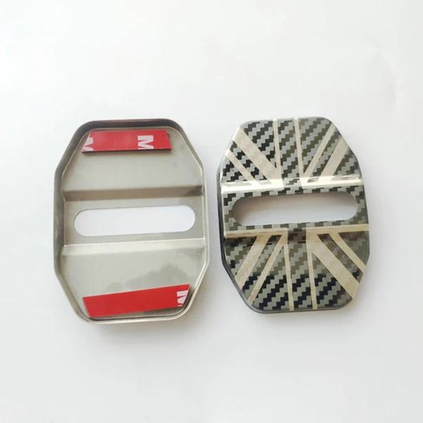 2pcs Car Door Lock Decoration Protection Cover Case For Mini Cooper R55 R56 R60 F54 F55 F56 F60 Countryman Clubman Car Styling