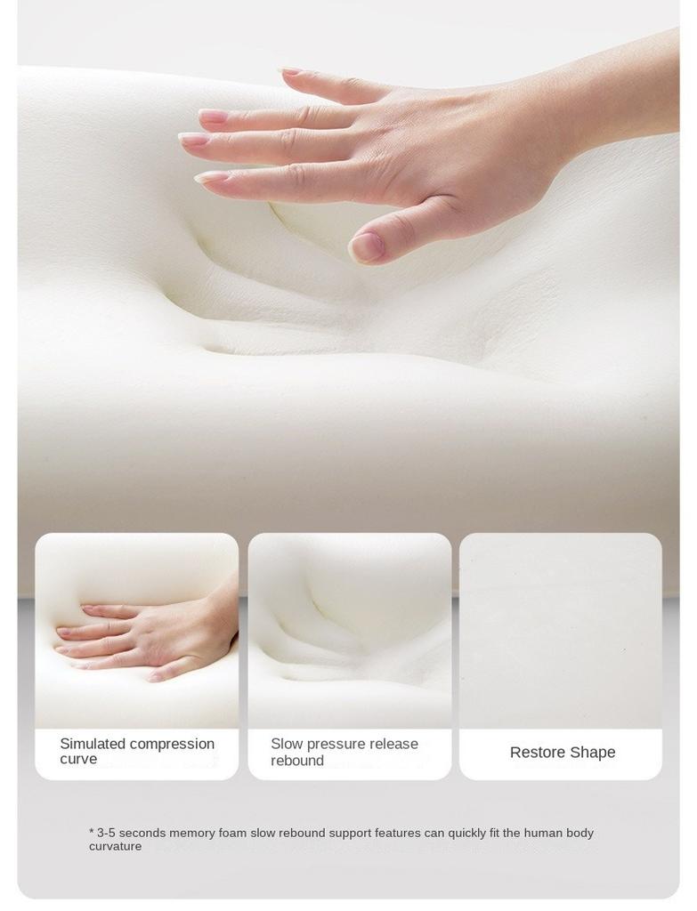 Memory Foam Pillow Multi-Functional Neck And Back Support Fertilization Assisting Couples' Sleeping Pillow Ergonomic