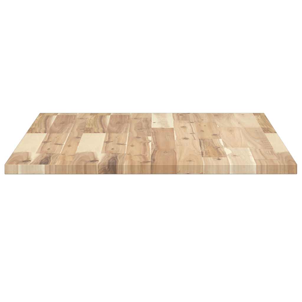 Vidaxl Tabletop, Rectangular, 80X60X2 Cm, Solid Acacia Wood