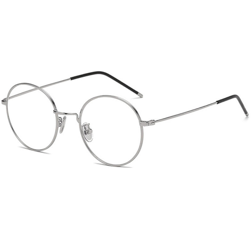 LK2020 Blue Light Blocking Glasses Frame_C2 SILVER