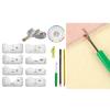 Different Sizes T-Shirt Ruler Guide Alignment Tool Including Soft Tape Measure, Seam Ripper, Sewing Pins