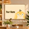Psyduck Custom Name Diamond Painting Personalized 5D Full Drill DIY Diamond Art Home Decor