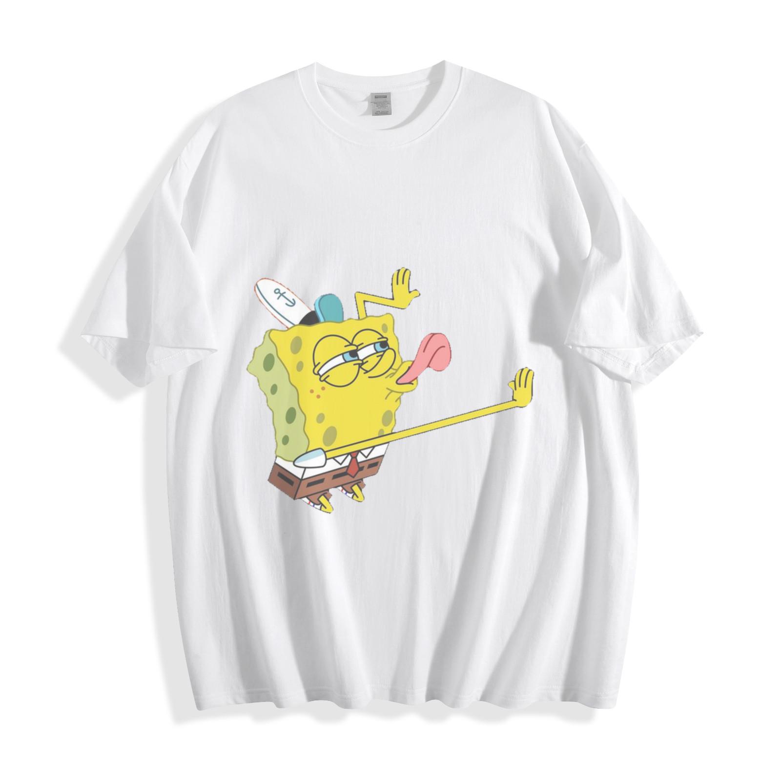 SpongeBob SquarePants Goofy Dance T-Shirt - Playful Work Vibes Unisex Tee M